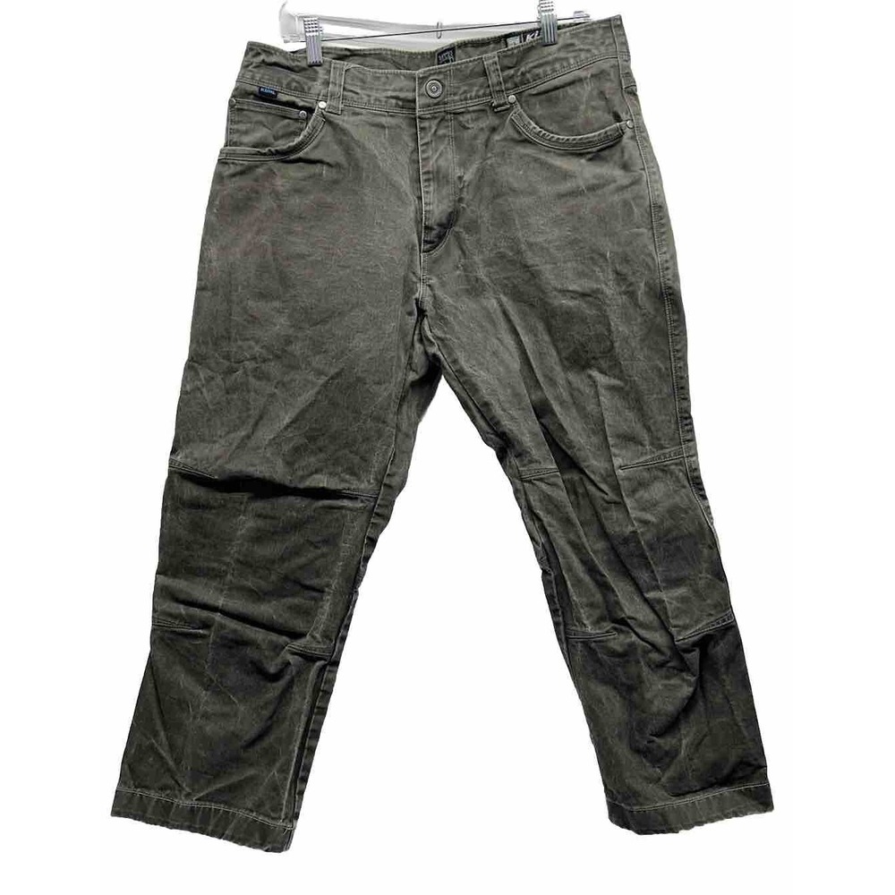 Kuhl Womens Size 34X32 Meas 34X26 Cropped Vintage Patina Dye Ryder Pants (L6)
